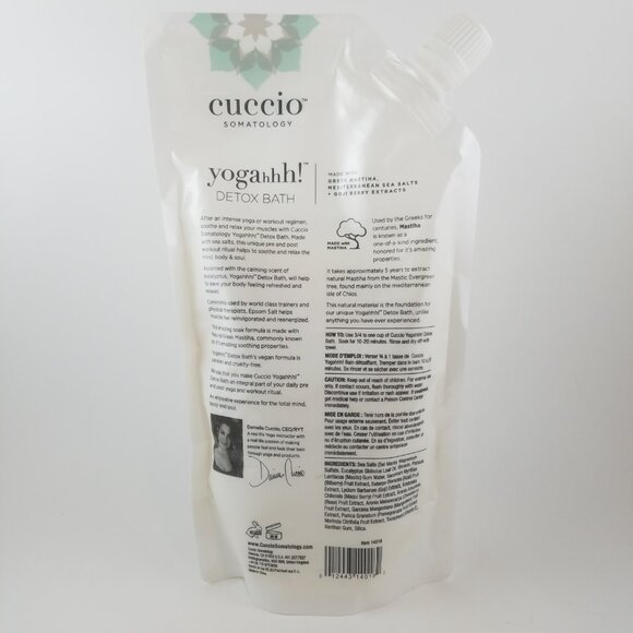 Yogahhh! Detox Bath Cuccio Somatology Post Workout Relaxing Body Soak Vegan 16oz - Picture 4 of 10
